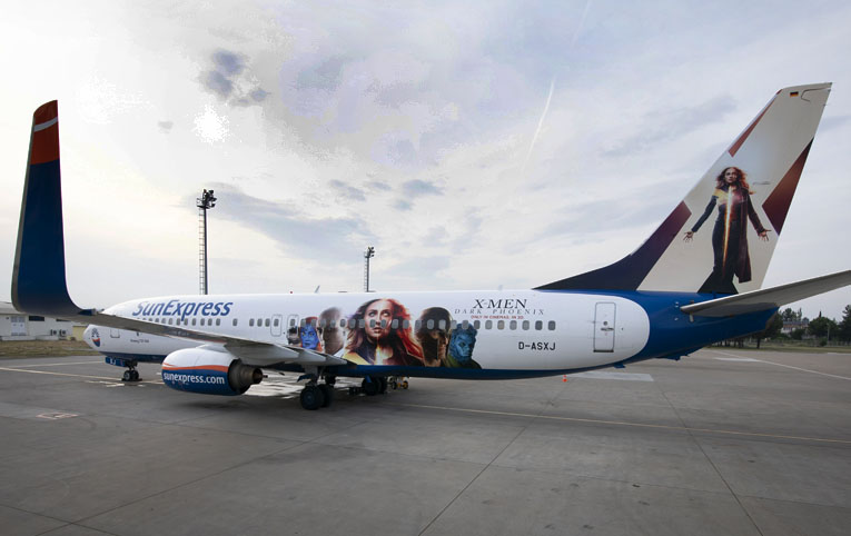 SunExpress, X-Men karakterleri ile uçuyor