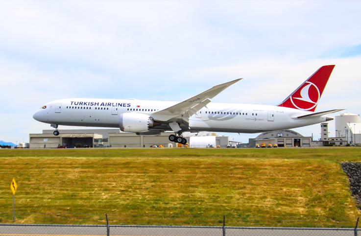 THY’nin B787-9 Dreamliner’ı test uçuşlarına başladı