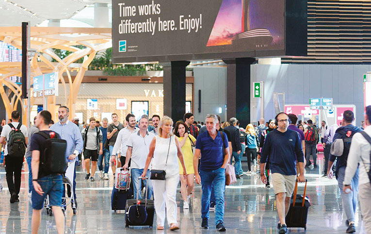 İstanbul Havalimanları 5 ayda 40 milyon yolcu ağırladı