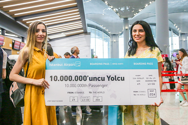 İstanbul Havalimanı 57 günde  10 milyon yolcu ağırladı