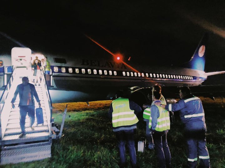Belavia uçağı Kiev’de pistten çıktı