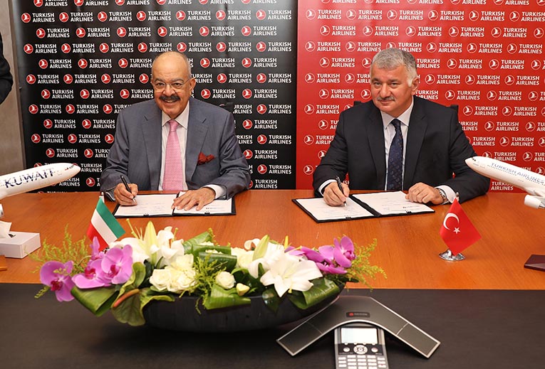 THY ve Kuveyt Hava Yolları kod paylaşımı anlaşması imzaladı