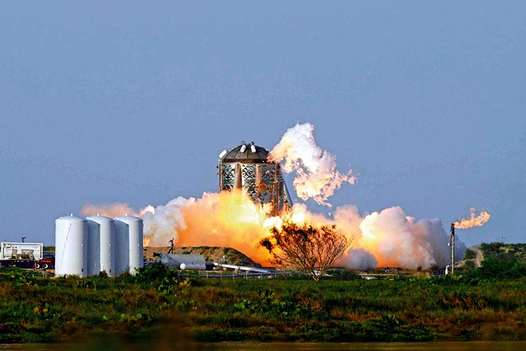 Spacex’in Starhopper roketi, tekrar yandı