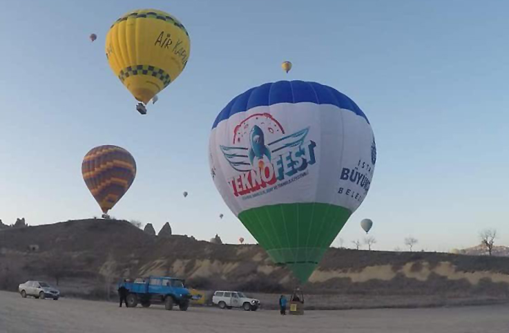 TEKNOFEST Balonu Kapadokya’da uçtu
