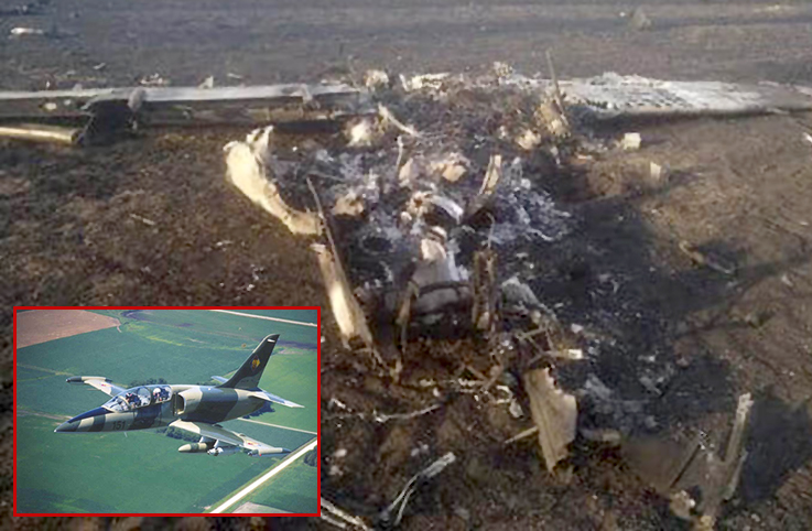Ukrayna Hava Kuvvetleri’nin Aeo L-39’u düştü