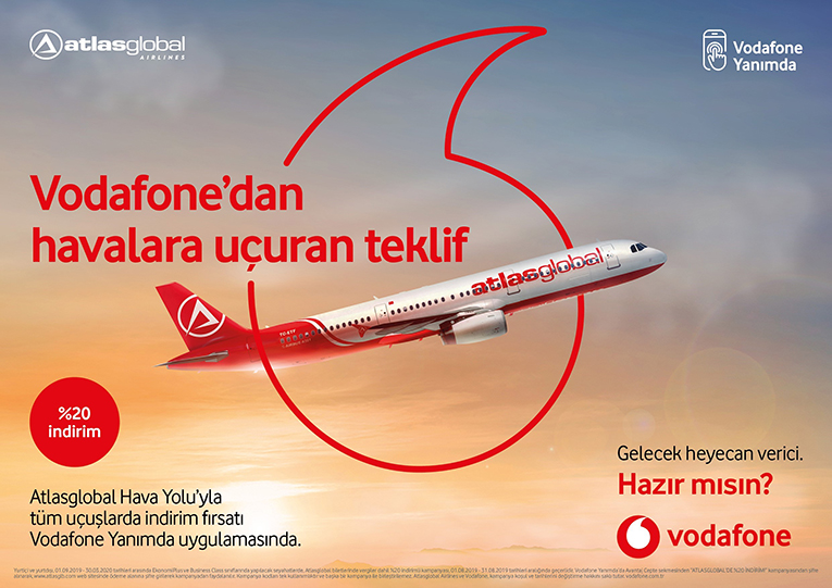 Atlasglobal’den Vodafone’lulara indirim