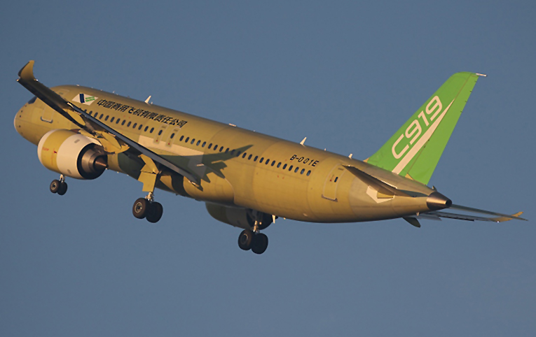 Çin’in, C919 dördüncü uçağıda testi başarıyla geçti