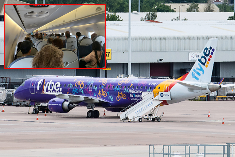 Flybe uçağı Manchester’da karantinaya alındı