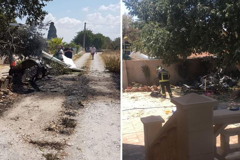 İspanya’da helikopterle uçak çarpıştı