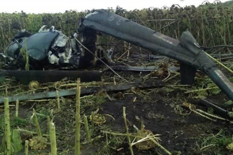 Rusya’da mısır tarlasına Mi-2 düştü