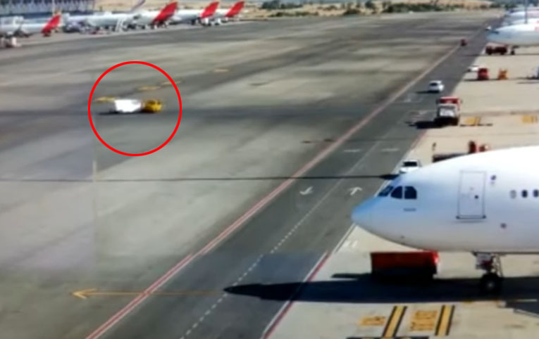 Madrid Havaalanı pisti trafik kazası; 2 kişi yaralandı