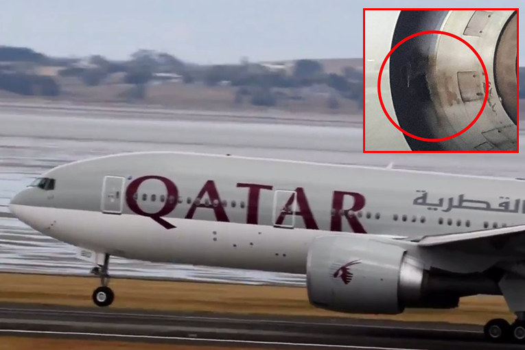 Katar uçağı motor arızası nedeniyle geri döndü