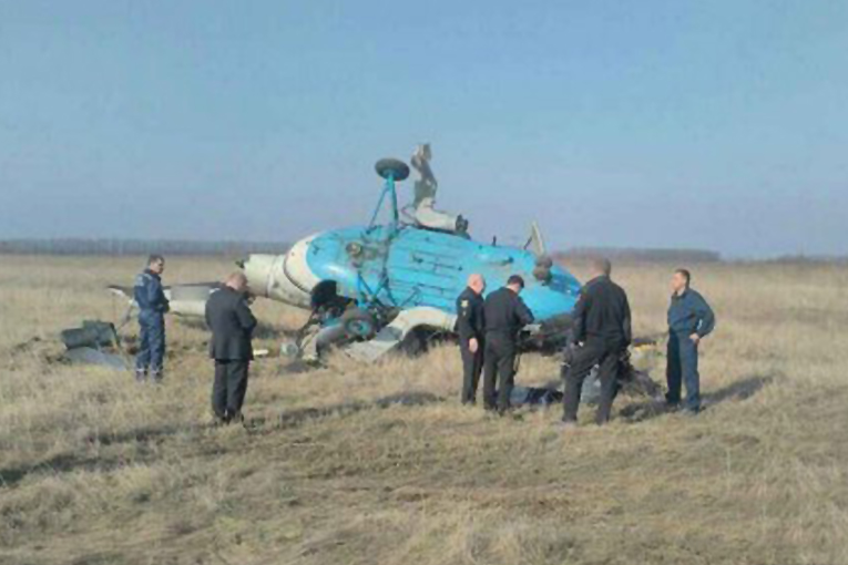 Rusya’da ilaçlama helikopteri düştü
