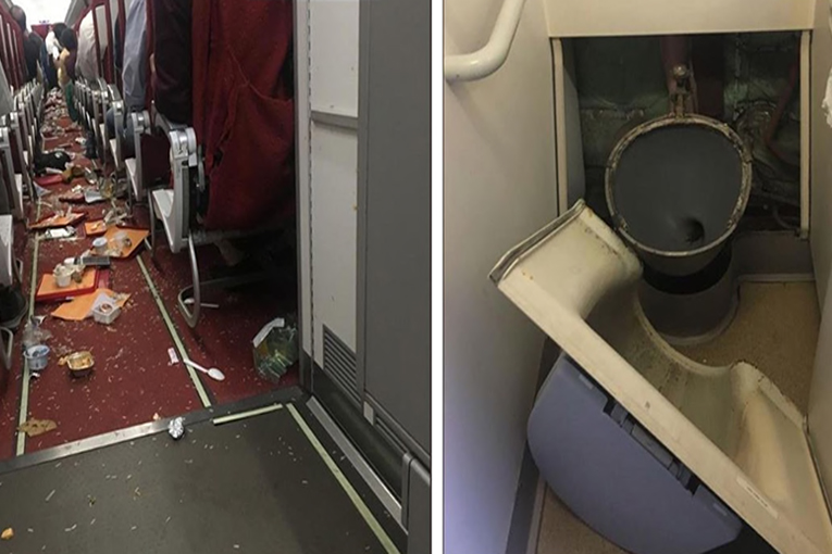 Air İndia uçağı türbülansa girdi