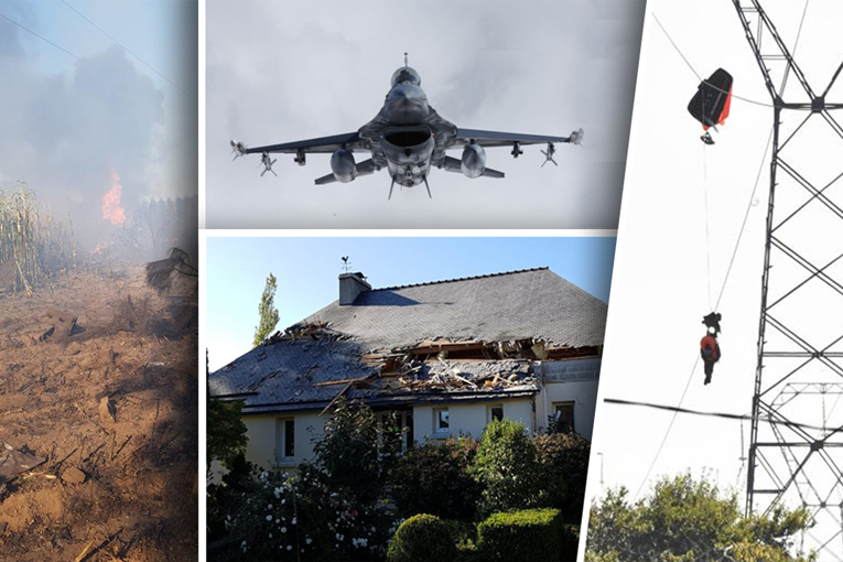 Belçika Hava Kuvvetleri’nin F-16’sı düştü