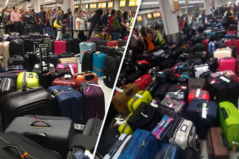 Gatwick Havalimanı’ndan bazı uçaklar valizsiz kalktı