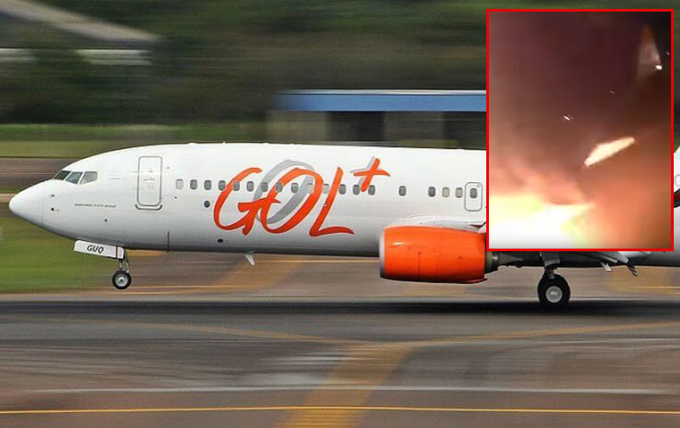 GOL Havayolları’nın B737-800’ün kalkışta korkuttu