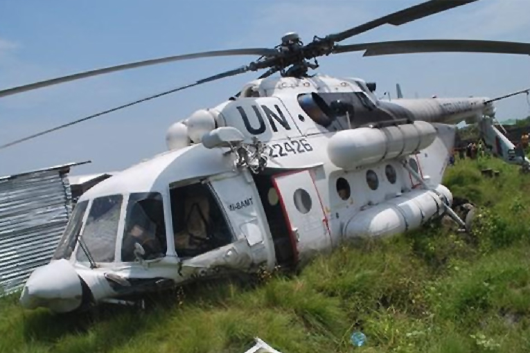 Orta Afrika’da BM helikopteri düştü