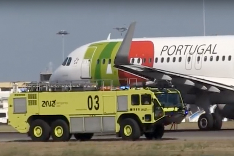 TAP havayollarının uçağı motor arızası yaptı