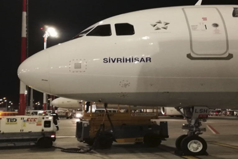 THY yeni uçağı A321 NEO’ya Sivrihisar ismini verdi