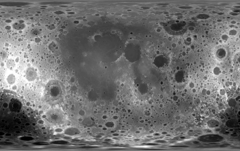 NASA, Ay’ın haritasını çıkardı