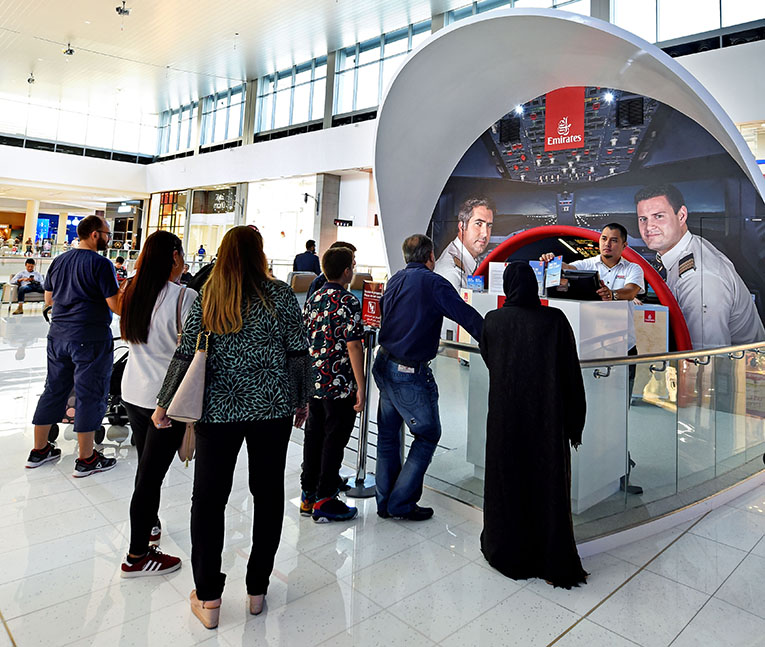 Emirates, Dubai Mall’da yeni havacılık deneyimlerini lanse etti