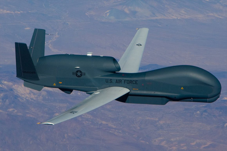 ABD’nin Global Hawk’ından gözlem uçuşu