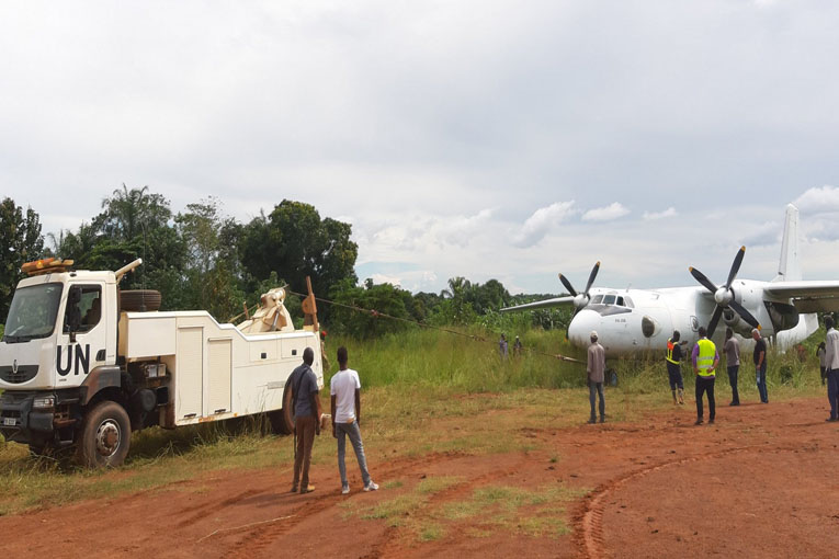 BM’ye ait AN-26 kargo uçağı Sudan’da pistten çıktı