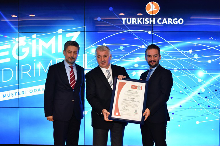 Turkish Cargo’ya, “Müşteri Memnuniyeti Yönetim Sertifikası”