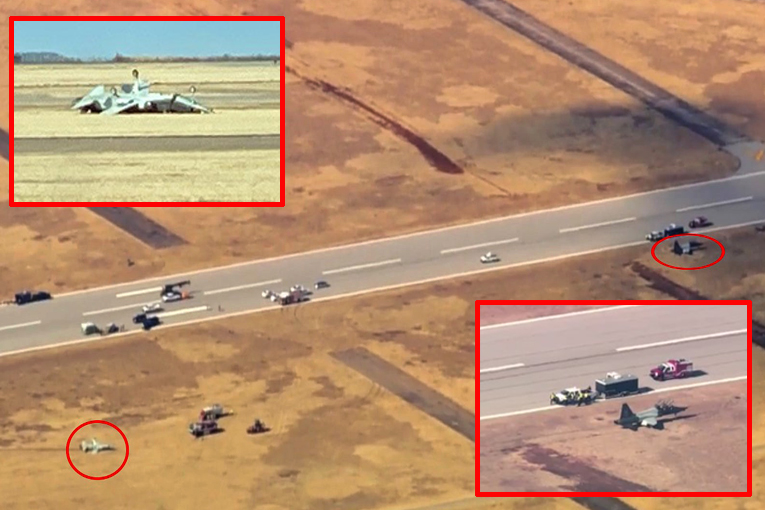 ABD Hava Kuvvetleri’nin iki T-38’i aynı anda kaza yaptı