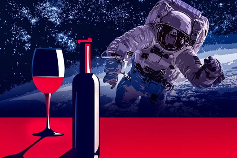 Astronatların yardımcısı kırmızı şarap!