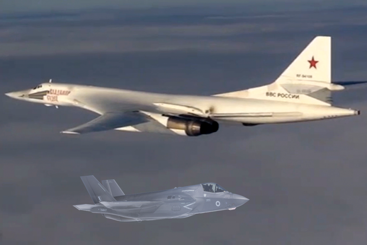Çin basınının 2 ABD F-35’i Rus Tu-160’ı takibe aldığı iddiası