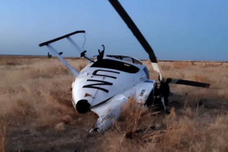 Mali Goa’da, BM’ye ait MD 500 helicopter düştü