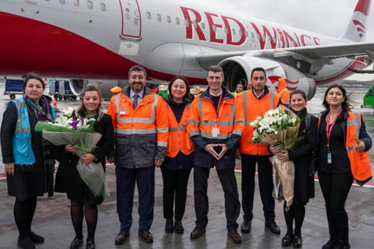 Redwings Airlines, İstanbul Havalimanı’ na ilk seferini yaptı