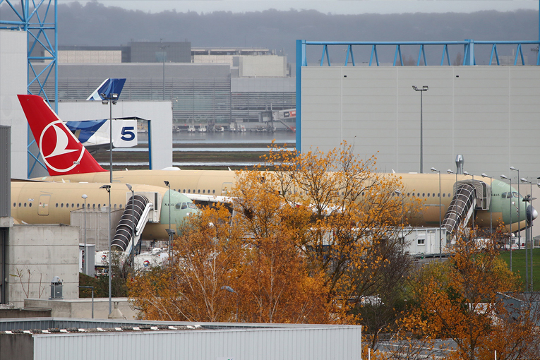 THY’nin ilk A350’si Toulose’da görüntülendi