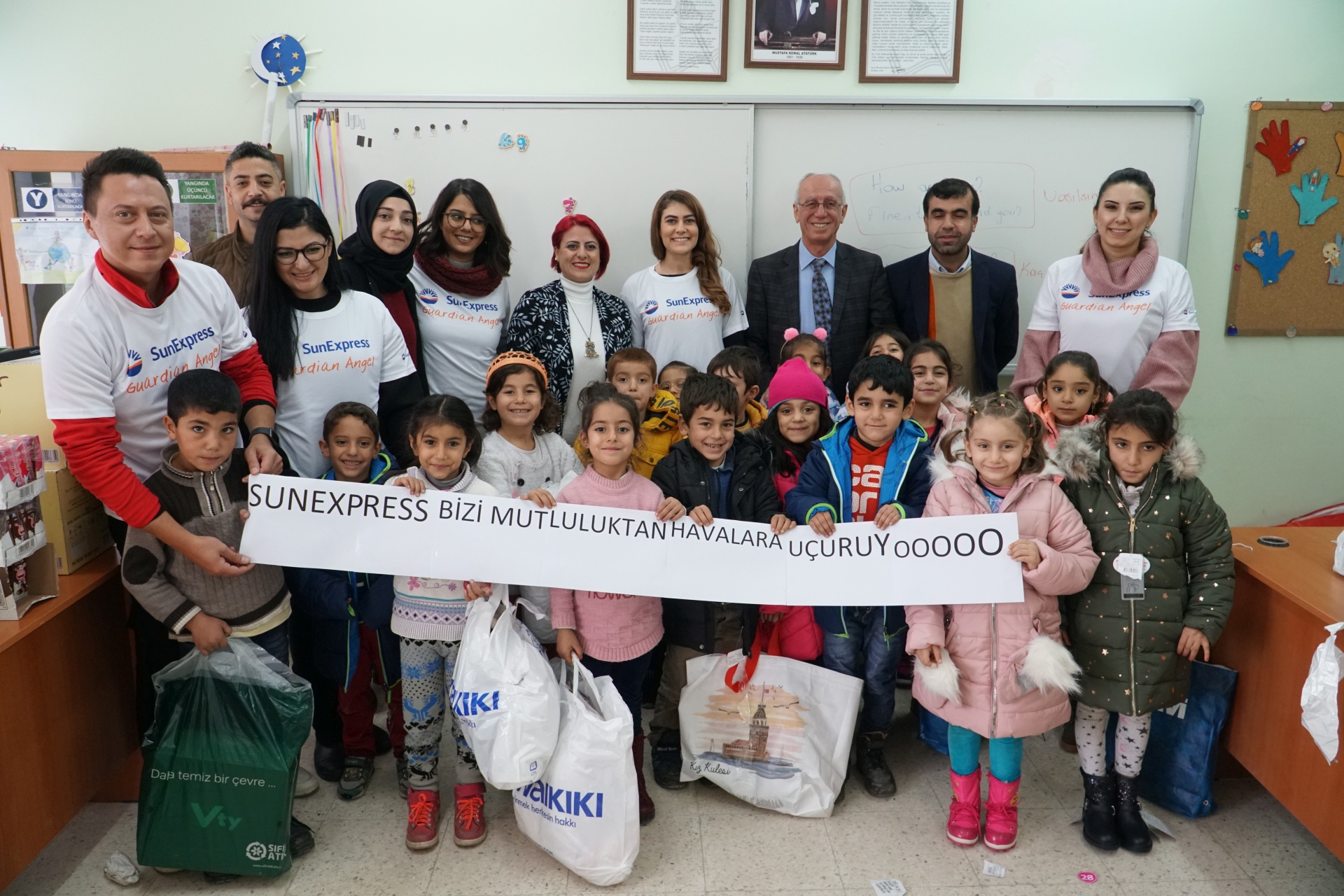 SunExpress’in Koruyucu Melekleri’nden ısıtan yardım