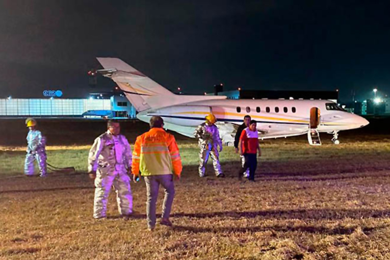 Meksikada’da BAe-125 inişte pistten çıktı