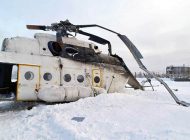 Rusya’da Mİ-8 helikopter kalkışta yere çakıldı