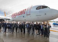 Pegasus yeni uçağı “Özden Ece”yi teslim aldı
