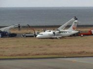 Japan Air Commuter’in ATR-42’si pist kapattı