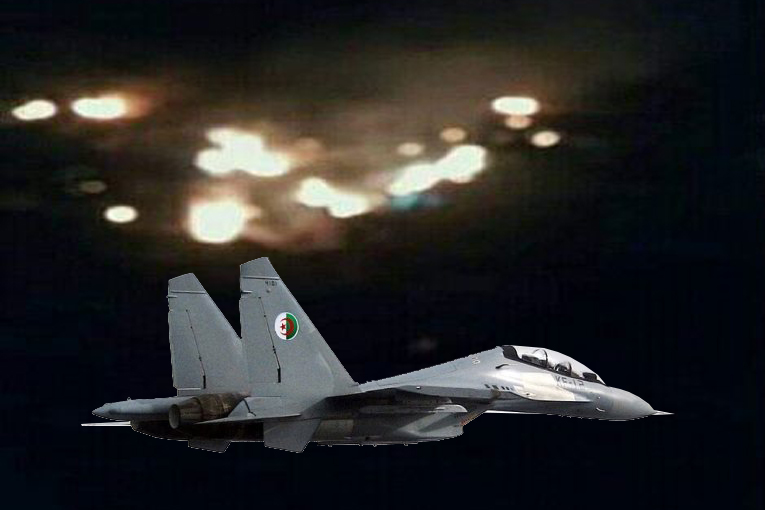 Cezayir Oum El Bouaghi’de Su-30 eğitim uçağı düştü