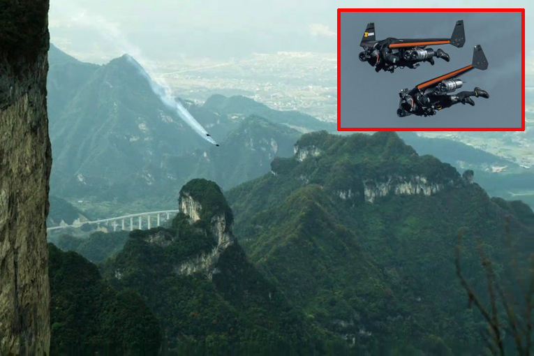 400 km hızla Tianmen Dağı’ndan geçtiler