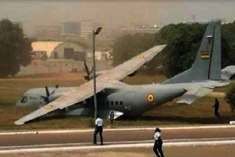 Gana ordsunun C-295’i testte pistten çıktı