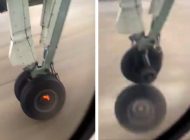 Air Canada Express uçağının kalkışta tekeri koptu