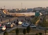 İran Kuzistan’da yolcu uçağı otoyola çıktı