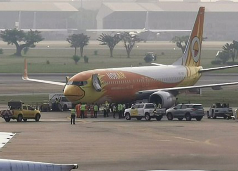 Nok Air uçağı push back görevlisinin ölümüne neden oldu