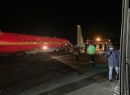Rusline uçağı inişte pist kapattı