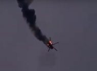 Suriye’de vurulan helikopter kameralara yansıdı