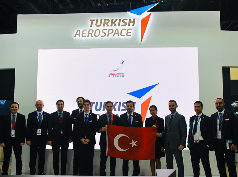 Singapur Airshow’da TUSAŞ standı büyük ilgi görüyor