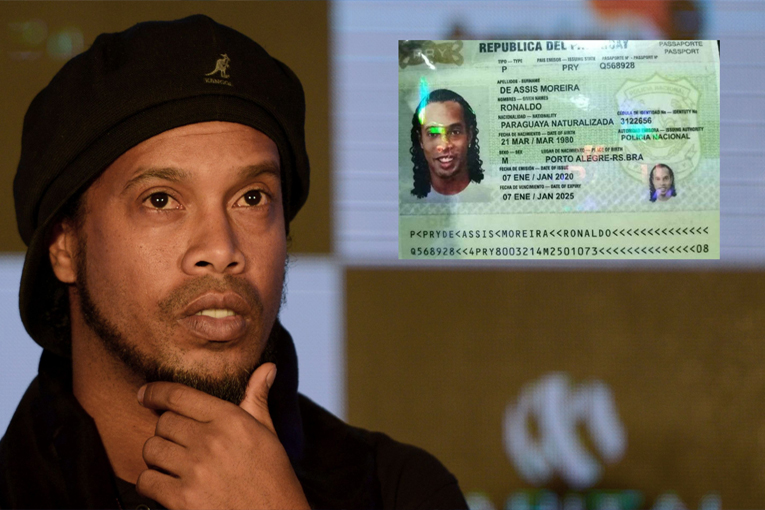 Ronaldinho ve abisine sahte pasaport şoku